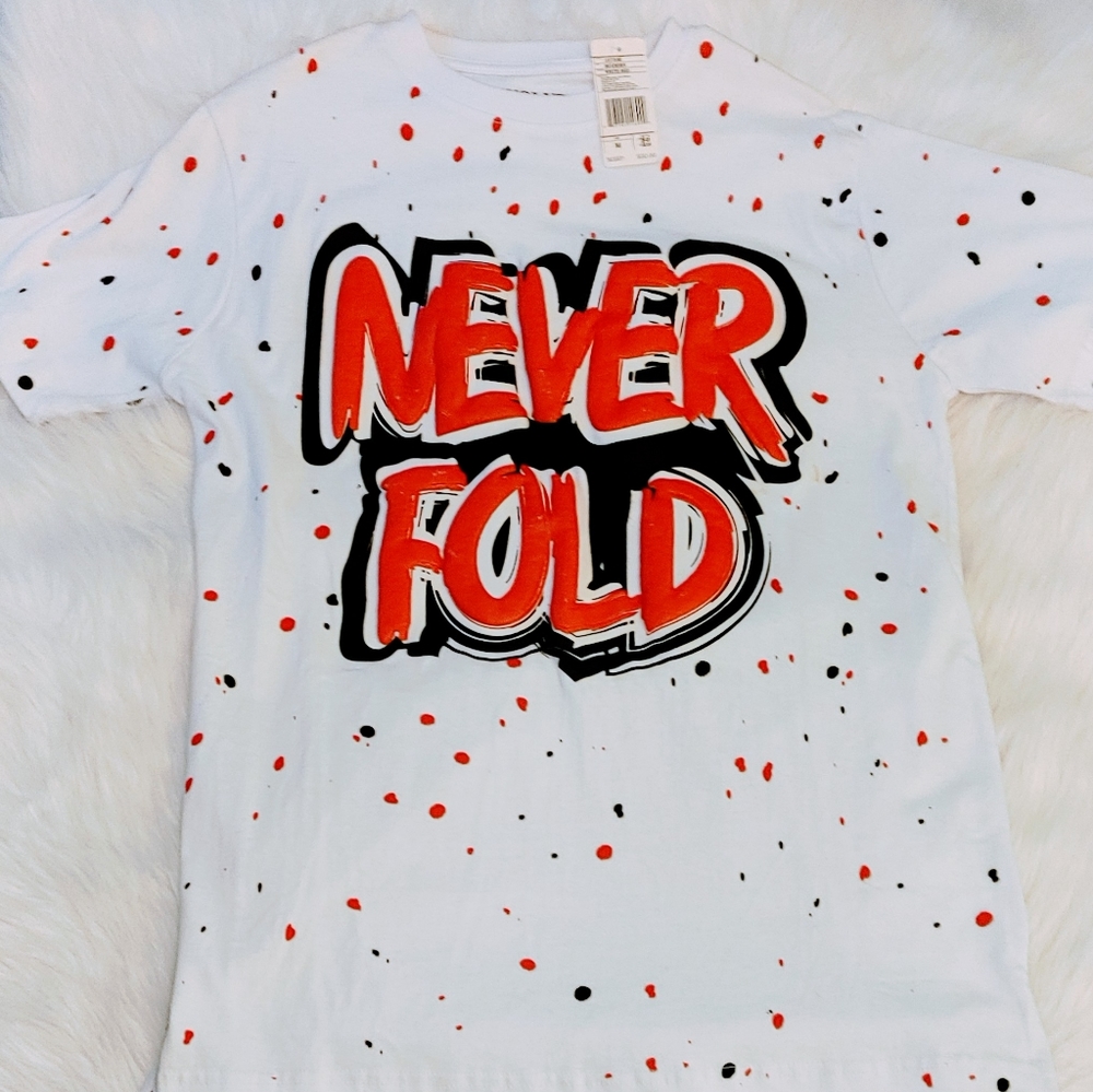 Evolution In Design- Never Fold Men's Tee